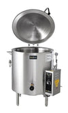 AccuTemp ALLGB-30F Insulated self-Contained Kettle, 30 Gallon Capacity, Gas, 2/3 Jacketed Low Rim Insulated, Non-Tilting, Floor Mount