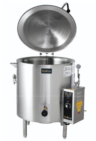 AccuTemp ALLGB-125 Insulated self-ContaIned Kettle, 125 Gallon Capacity, Gas, 2/3 Jacketed Insulated, Non-Tilting, Floor Mounted