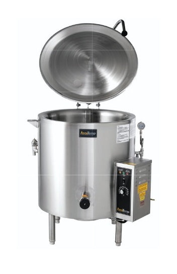 AccuTemp ALLGB-25 Insulated self-ContaIned Kettle, 25 Gallon Capacity, Gas, 2/3 Jacketed Insulated, Non-Tilting, Floor Mounted