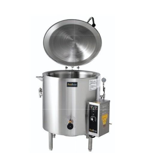 AccuTemp ALLGB-20 Insulated self-ContaIned Kettle, 20 Gallon Capacity, Gas, 2/3 Jacketed Insulated, Non-Tilting, Floor Mounted