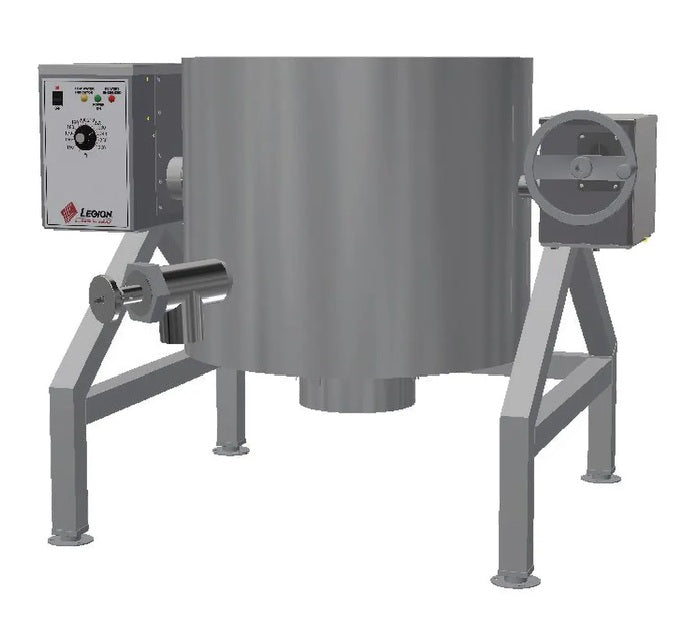 AccuTemp ALTLGB-40 Insulated self-Contained Kettle, 40 Gallon Capacity, Gas, 2/3 Jacketed, Tilting, Floor Mounted