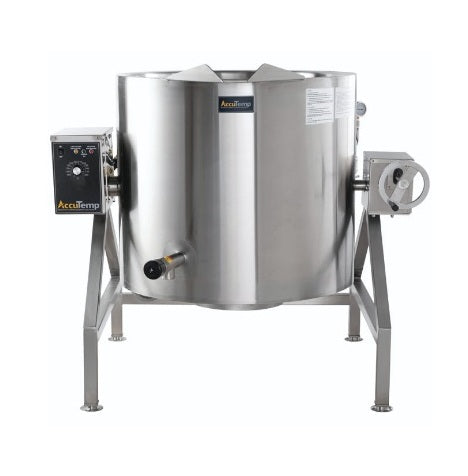 AccuTemp ALTLGB-60 Insulated self-Contained Kettle, 60 Gallon Capacity, Gas, 2/3 Jacketed, Tilting, Floor Mounted