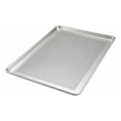 Aluminum Sheet Pan, Close Bead, Perforated by Winco