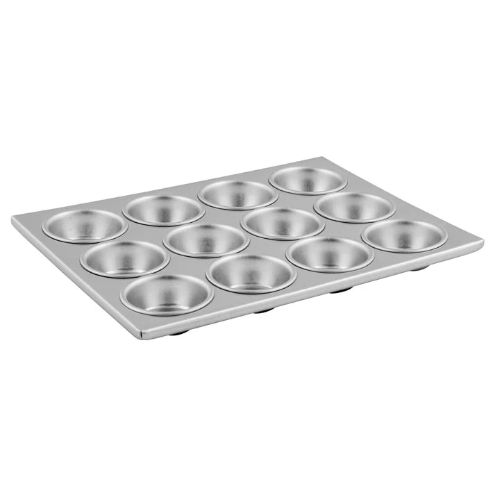 AMF-12 - 12-Cup Aluminum Muffin Pan - 3 oz by Winco
