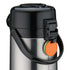 Winco Glass Lined Airpot with Lever Top, Push Button, Stainless Steel Body (Price/Piece)