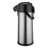 Winco Glass Lined Airpot with Lever Top, Push Button, Stainless Steel Body (Price/Piece)