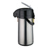 Winco Glass Lined Airpot with Lever Top, Push Button, Stainless Steel Body (Price/Piece)