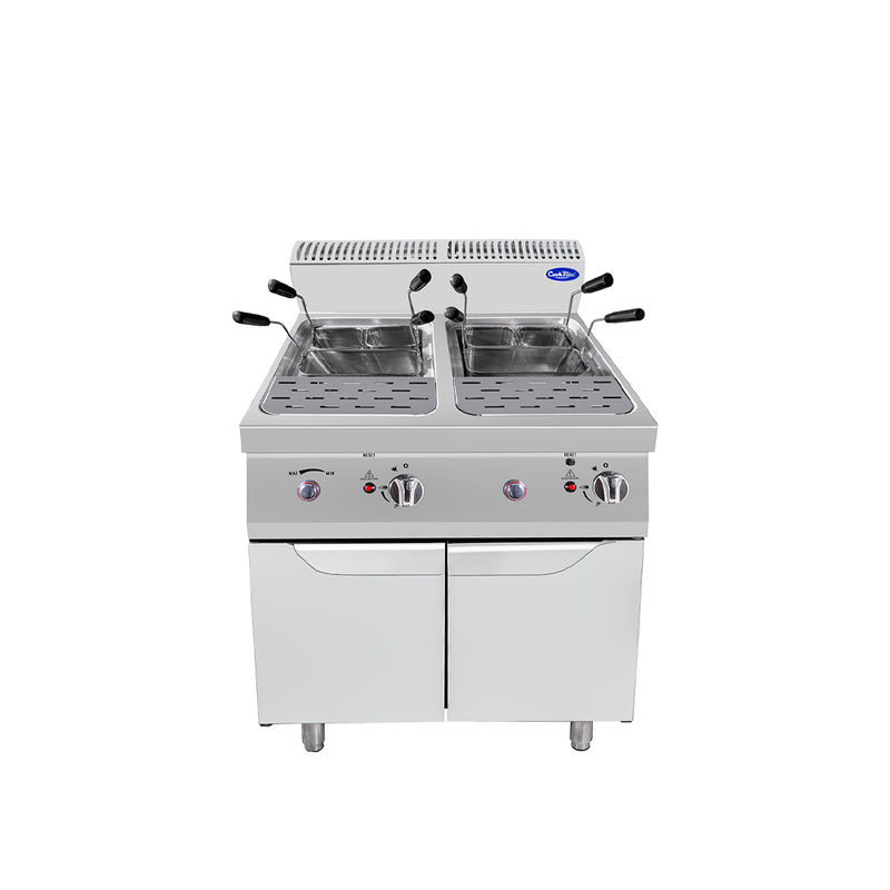 Atosa 18 Gallon Commercial Gas Pasta Cooker Stainless Steel Floor Model