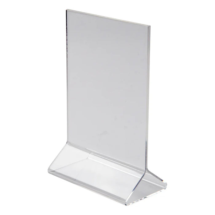 Winco Double-Sided Clear Acrylic Menu Stand (Price/Piece)