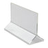 Winco Double-Sided Clear Acrylic Menu Stand (Price/Piece)