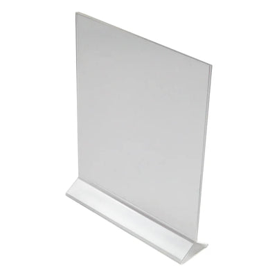 Winco Double-Sided Clear Acrylic Menu Stand (Price/Piece)