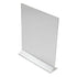 Winco Double-Sided Clear Acrylic Menu Stand (Price/Piece)