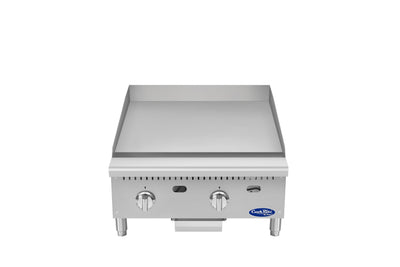 Atosa CookRite 24 Inch Heavy Duty Chrome Griddle 60,000 BTU Commercial Gas Griddle