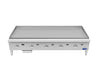 Atosa CookRite 60 Inch Heavy Duty Thermo Griddle 150,000 BTU Commercial Gas Griddle