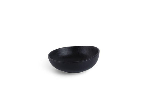 Ariane Black Dazzle Round Porcelain Coupe Bowl ( Case Of 8 )