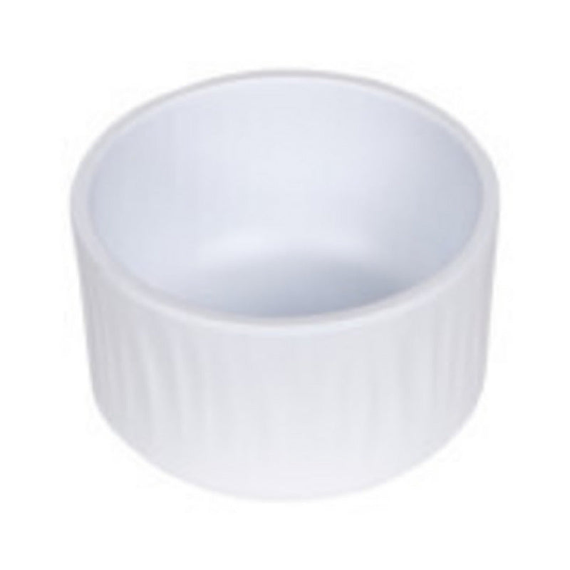 GET B-10-RMM-W 8 oz white melamine rimless bowl