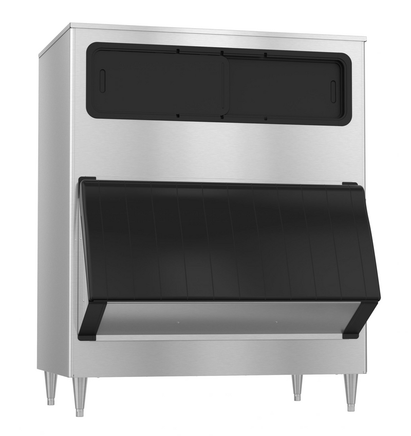 Hoshizaki B-1150SS 48 inch commercial ice storage bin with stainless steel exterior