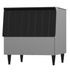 Hoshizaki ice bin with standard 6-inch legs and 3/4-inch FPT drain