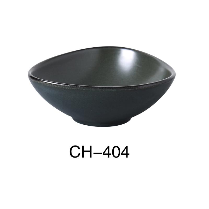 Yanco CH-404 Champs SAUCE BOWL 6 OZ , Porcelain, Matte Glaze, (3Dz)