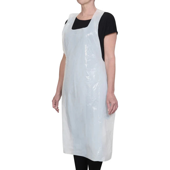 BADP-2846 - Disposable Plastic Apron, 28" x46", 100pcs/box by Winco