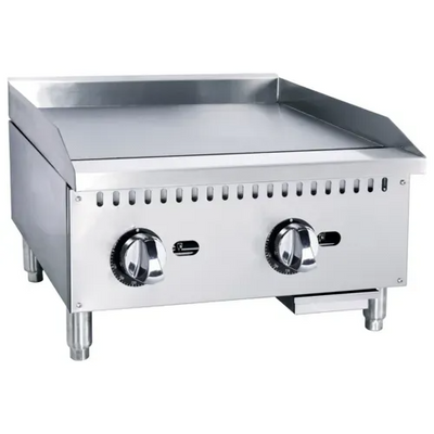 Black Diamond Series BDECTG-NG Natural Gas Flat Top Griddle