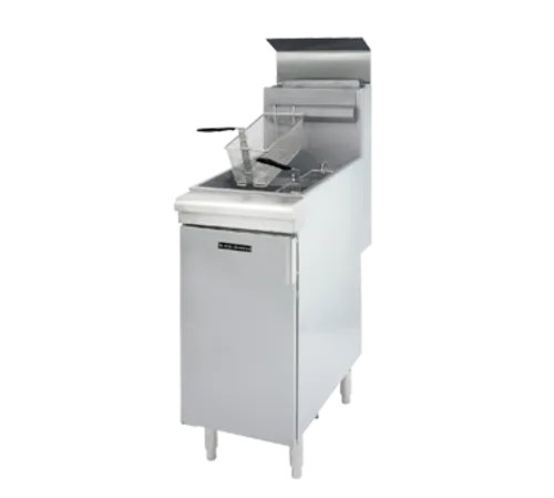 Black Diamond BDGF-W Restaurant-Grade Gas Fryer – Stainless Steel, LPG/NG