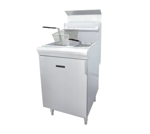 Black Diamond BDGF-W Restaurant-Grade Gas Fryer – Stainless Steel, LPG/NG