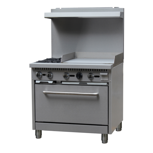 Black Diamond Commercial Gas Range – BDGR by Admiral Craft