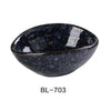 Yanco China BL-703 OLIVE BOWL 2 OZ, Ceramic Blue Star Salad Bowl, Pack of 36 (3Dz)