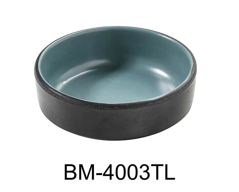 Yanco BM-4003TL Birmingham – Teal 3″ X 1" Sauce Dish Melamine 2 Oz, Pack of 72 (6 Dz)