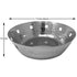 Stackable oval stainless steel basket for easy storage