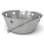 Modern Design Stainless Steel Bread/Fruit Basket Brushed Finish-Round