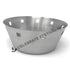 Modern Design Stainless Steel Bread/Fruit Basket Brushed Finish-Round
