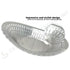 Modern Oval Design Stainless Steel Bread/Fruit Basket