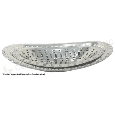 Modern Oval Design Stainless Steel Bread/Fruit Basket