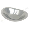 Modern Oval Stainless Steel Bread & Fruit Basket – Hammered Finish Serveware for Elegant Food Display
