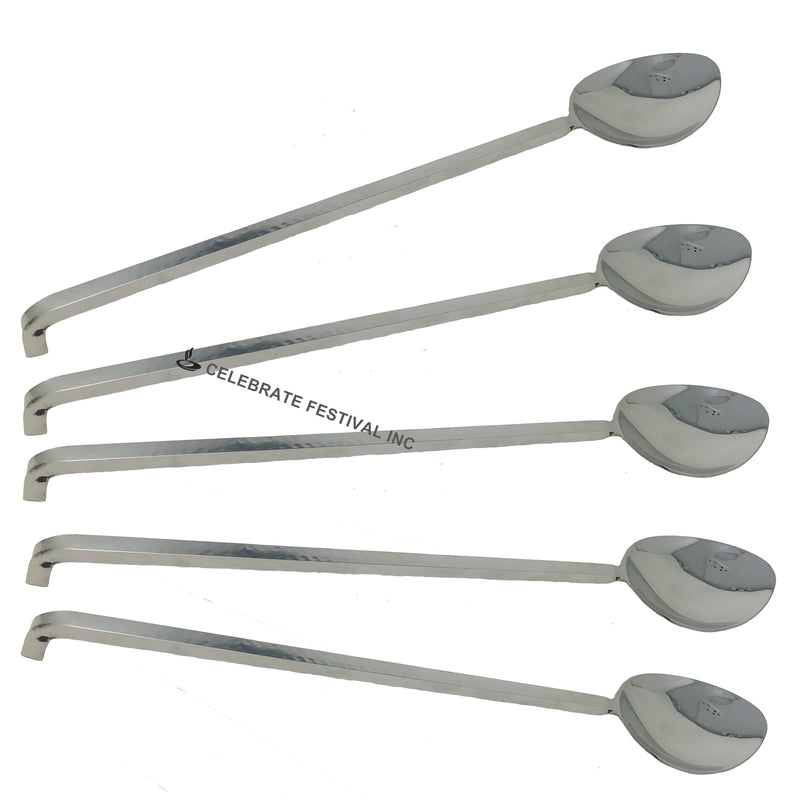 Stainless Steel Oval and Deep Buffet Laddle - with Corner Edge. Available in different shapes