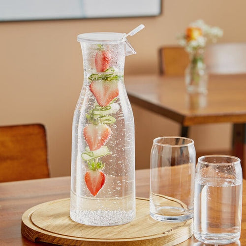 GET BW-1892-CL clear polycarbonate decanter with lid