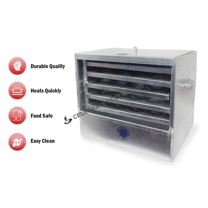 Heavy Duty Aluminum Idli Steamer – Durable construction, easy to clean, and heats quickly for efficient steaming.