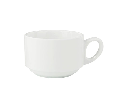 Yanco Cambria CA-001 3 3/8" Stackable Chinaware 7 oz Cup ( Pack of 36 )