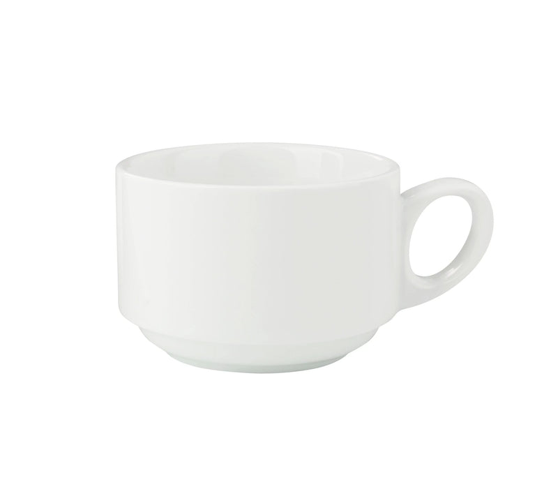 Yanco Cambria CA-001 3 3/8" Stackable Chinaware 7 oz Cup ( Pack of 36 )