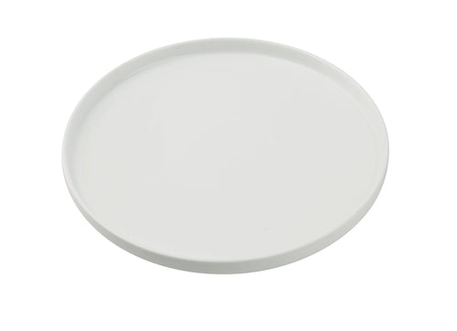 Yanco Cambria Round Chinaware Plate with Upright Rim ( Pack of 12 )