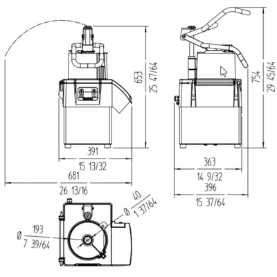Sammic Vegetable preparation machine CA-41 (1050720)