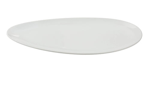 Yanco Cambria CA-510 10 1/4" Leaf Shape Chinaware Plate – Commercial Serving Plate ( Pack Of 36 )