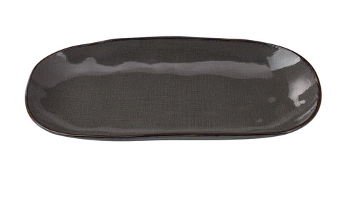 Yanco Cowboy Chinaware Rectangular Plate ( Pack Of 12 )