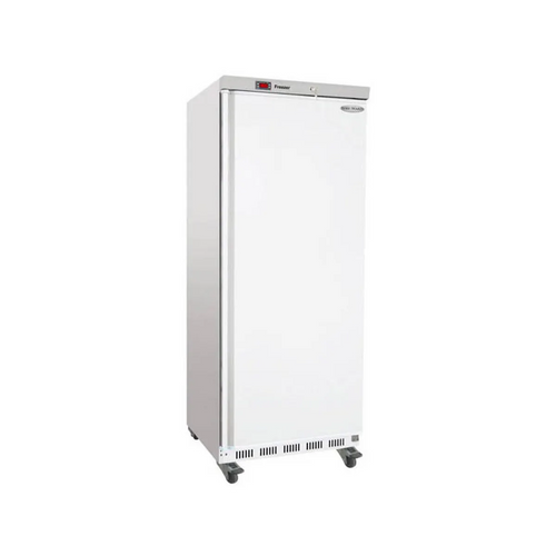 Serv-Ware EF25-HC 30.6" 1-Solid Door Reach-In Freezer White Bottom Mount, 25 cu. ft.