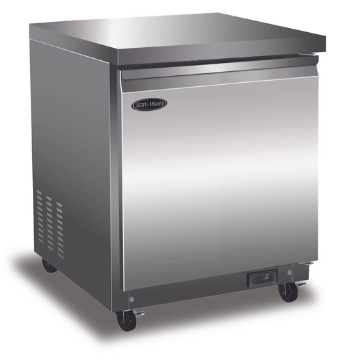 Serv-Ware UCF-27-HC-T Reach-In Undercounter Freezer