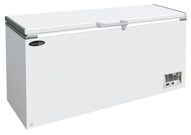 Serv-Ware SWCF-17 Chest Freezer, 61‑72" Width, SWP Design for Ice Cream Service, 17.7 cu ft Capacity