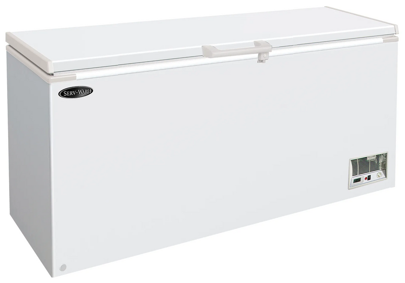 Serv-Ware SWCF-21 Commercial Chest Freezer, 73-84" Width, Heavy-Duty SWP Build, 21.2 cu ft Capacity