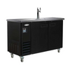 Serv-Ware DD49-1-HC 49" 1 Column Draft Beer Cooler, 10.45 cu. ft.